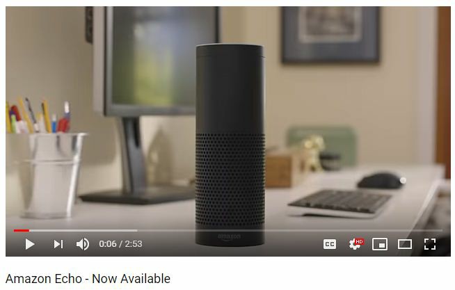 Amazon Echo Youtube Ad