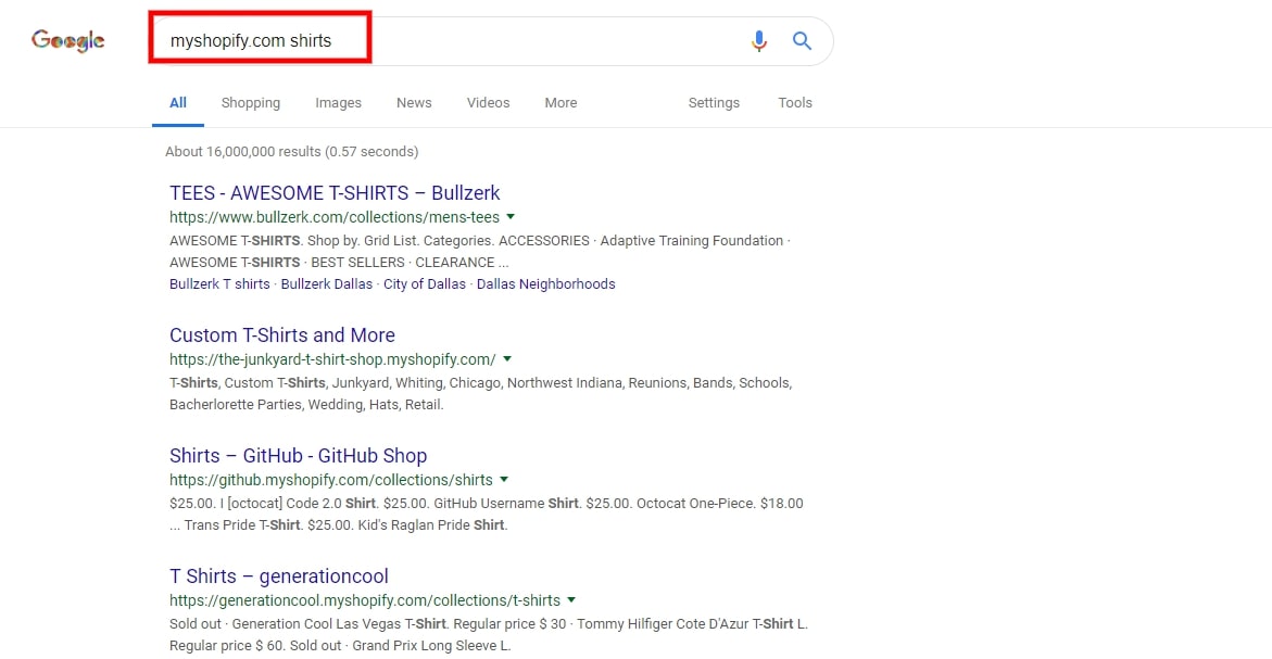 myshopify.com search