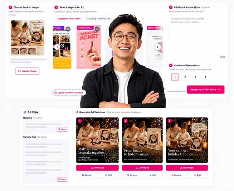 AI Ads Creator: Build Product Ads From Winning Ad Blueprints