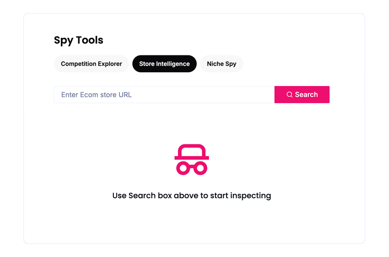 Enter a Ecommerce store