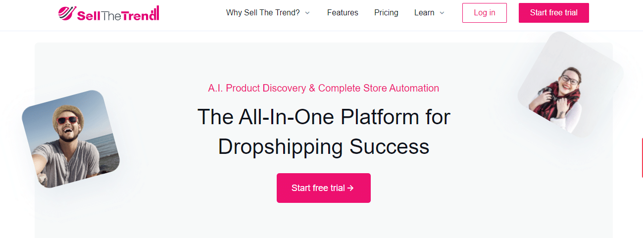 Utilisez Vendre la tendance pour ajouter des produits