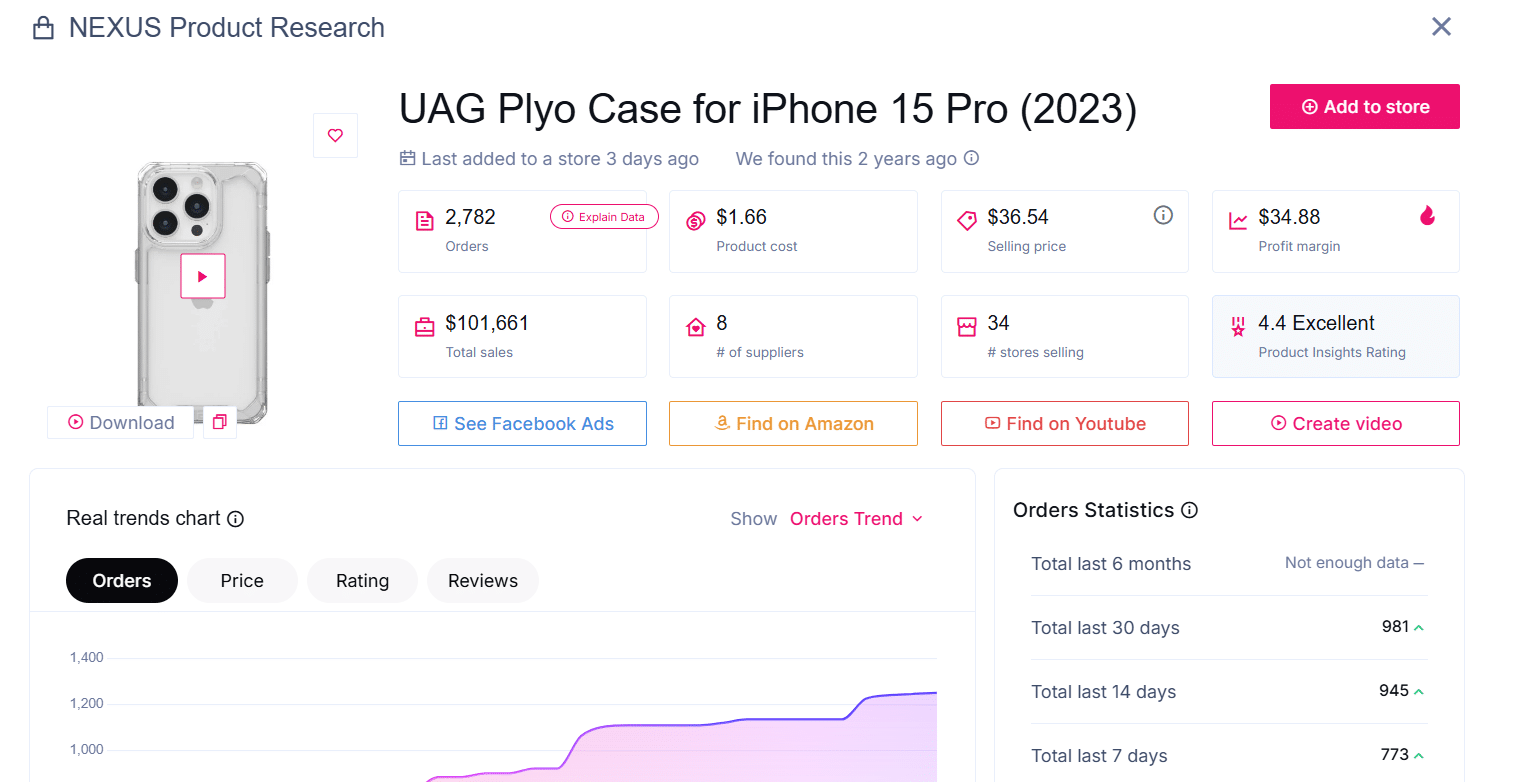 UAG Plyo Case for iPhone 15 Pro