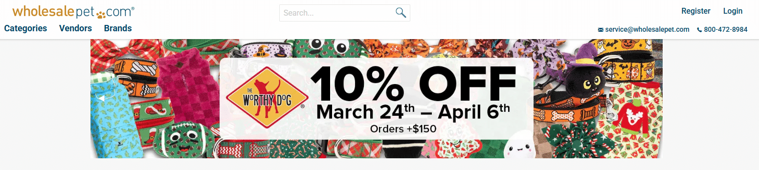 Vente en gros d’animaux de compagnie aux États-Unis