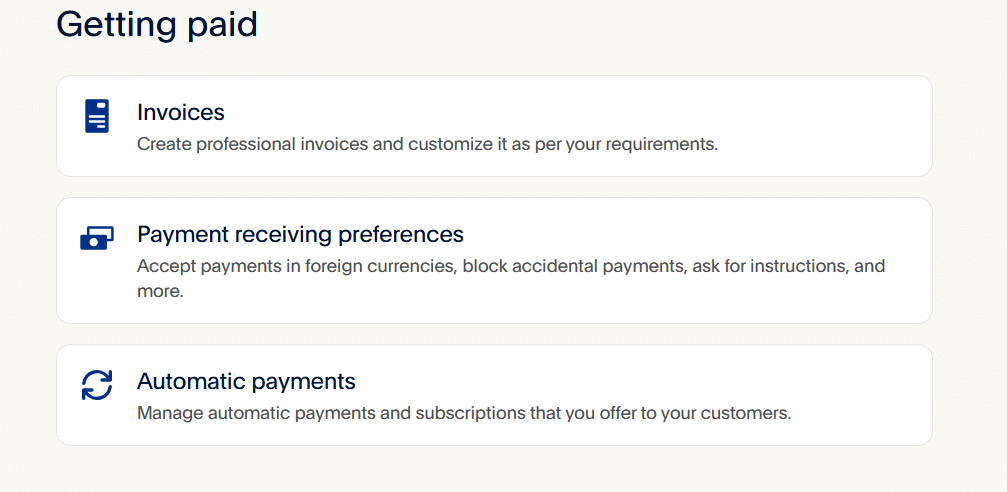 Set Up Invoicing and Payment Preferences
