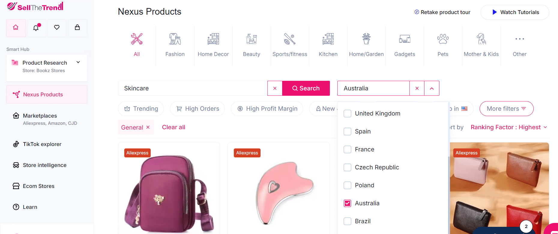 Vendre la tendance - Fournisseur australien de dropshipping