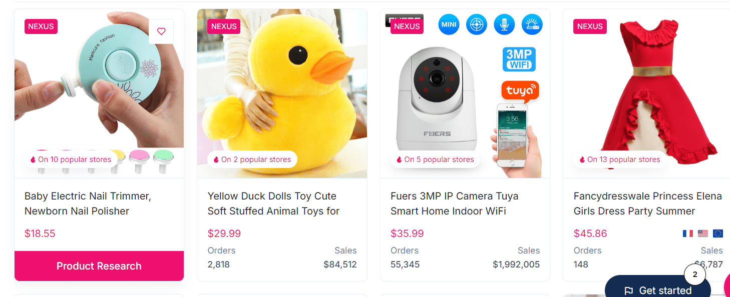 Produits pour bébés pour le dropshipping