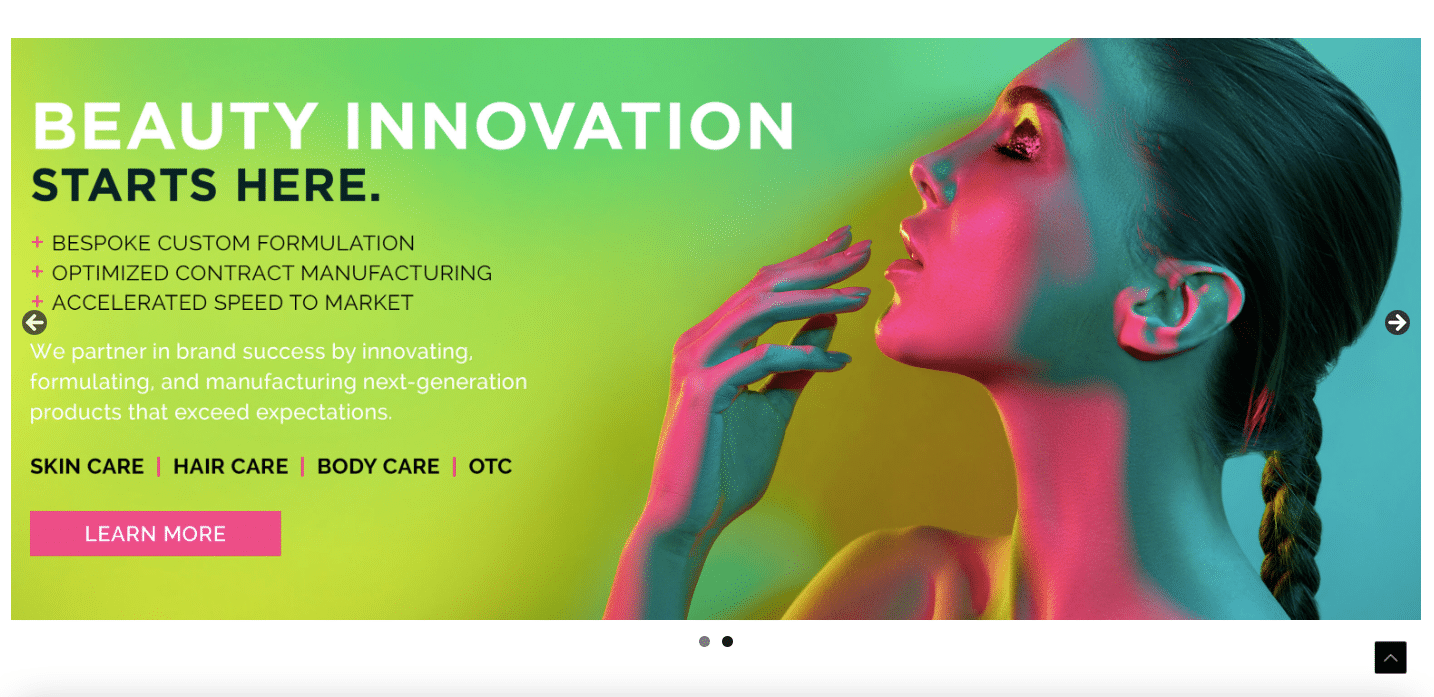 Cosmetic Solutions offre une personnalisation complète