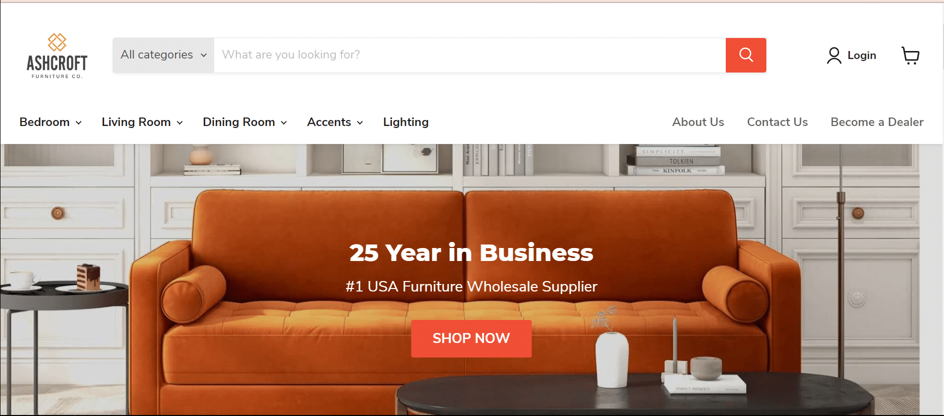 Page d’accueil d’Ashcroft