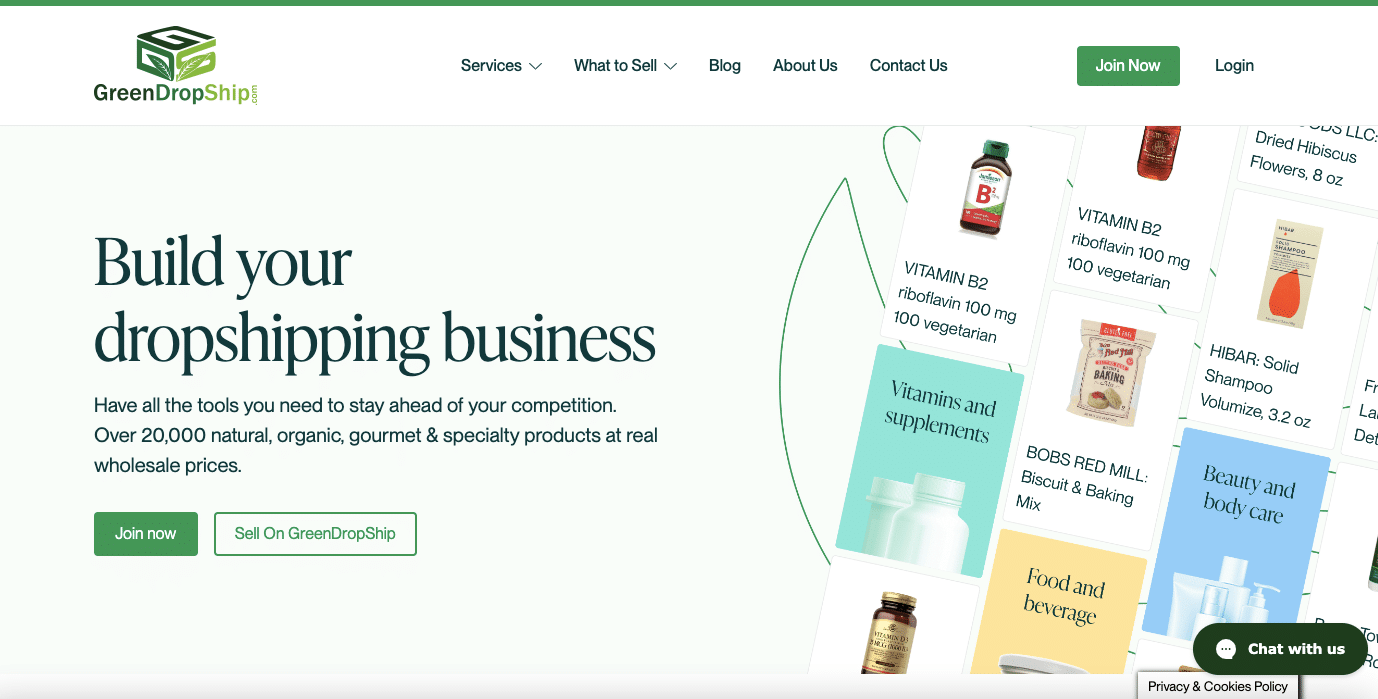 GreenDropShip garantit la qualité des produits dans le créneau des produits biologiques, spécialisés et naturels