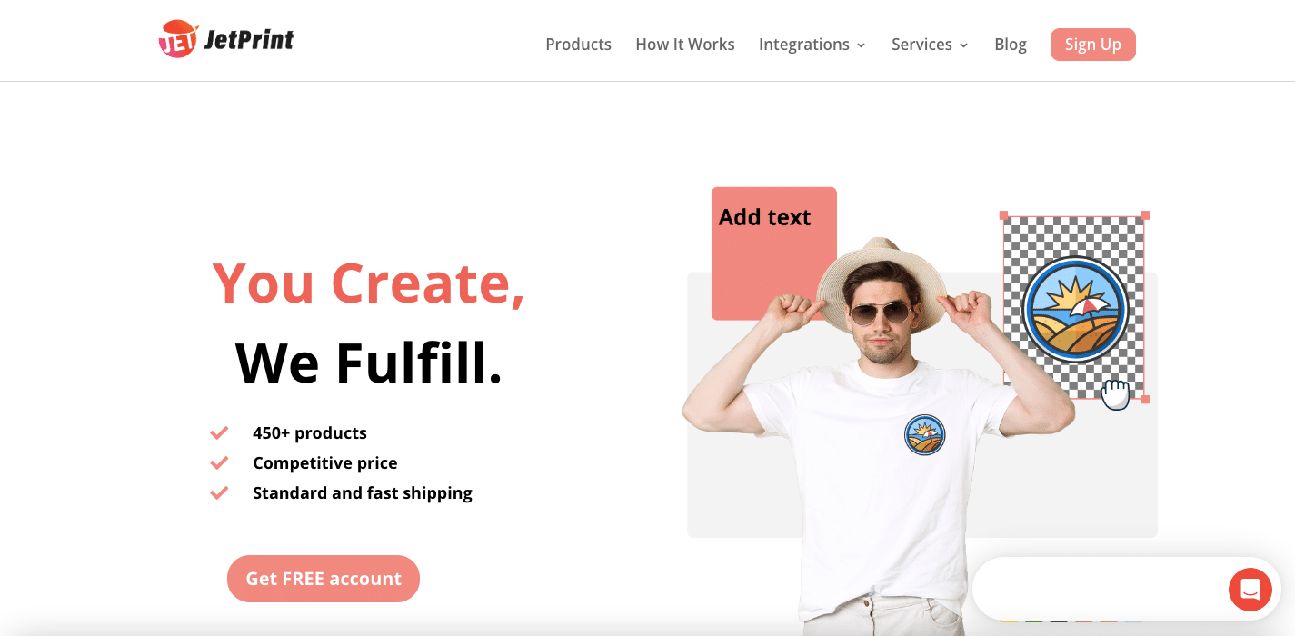 JetPrint est un fournisseur de niche bien connu de produits de dropshipping uniques en marque blanche