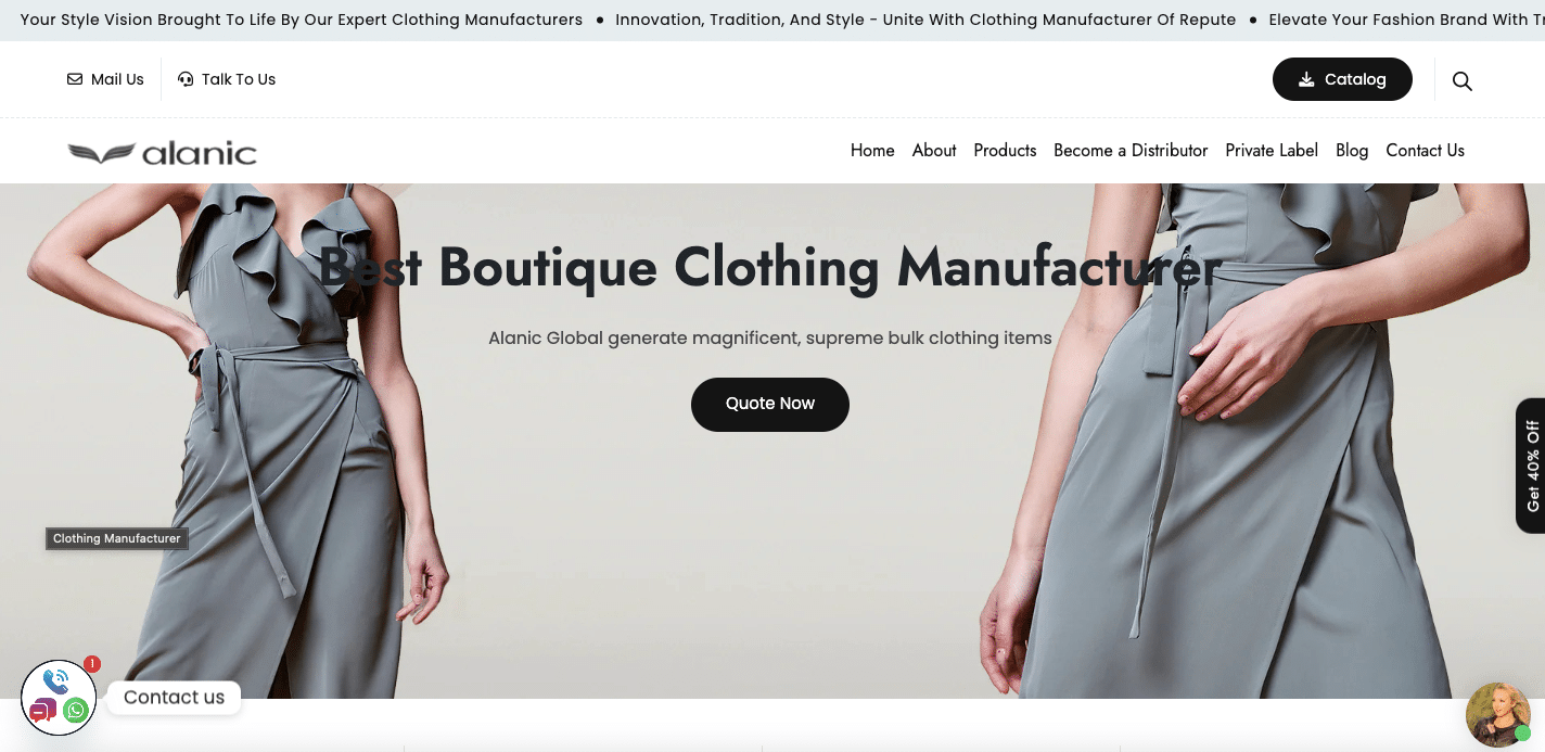 Alanic Global s’adresse aux créneaux de la mode et du fitness