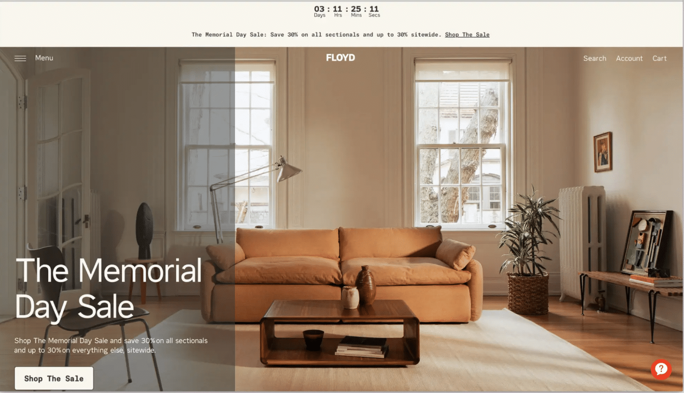 Floyd Page d’accueil