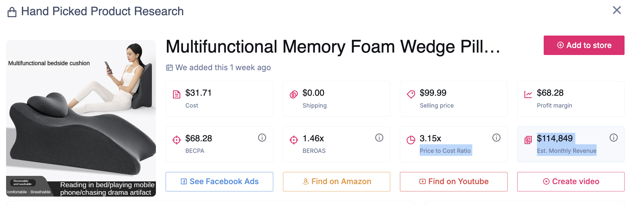 Multifunctional Memory Foam Wedge Pillow