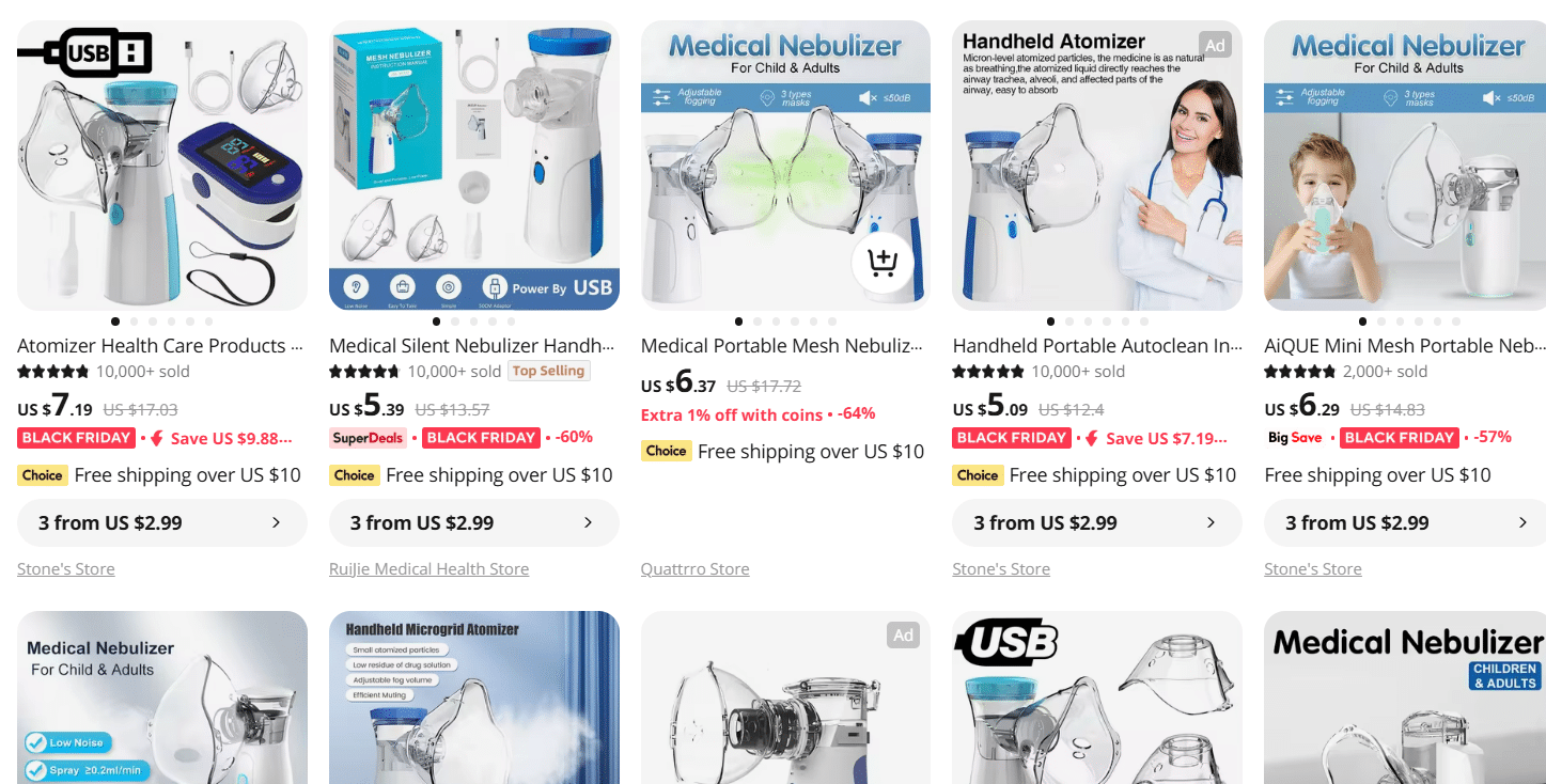 Nébuliseurs - Dropshipping médical