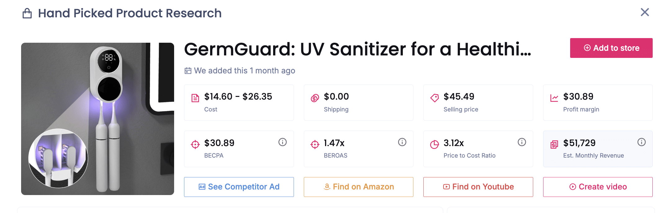 GermGuard: UV Sanitizer for a Healthier Smile