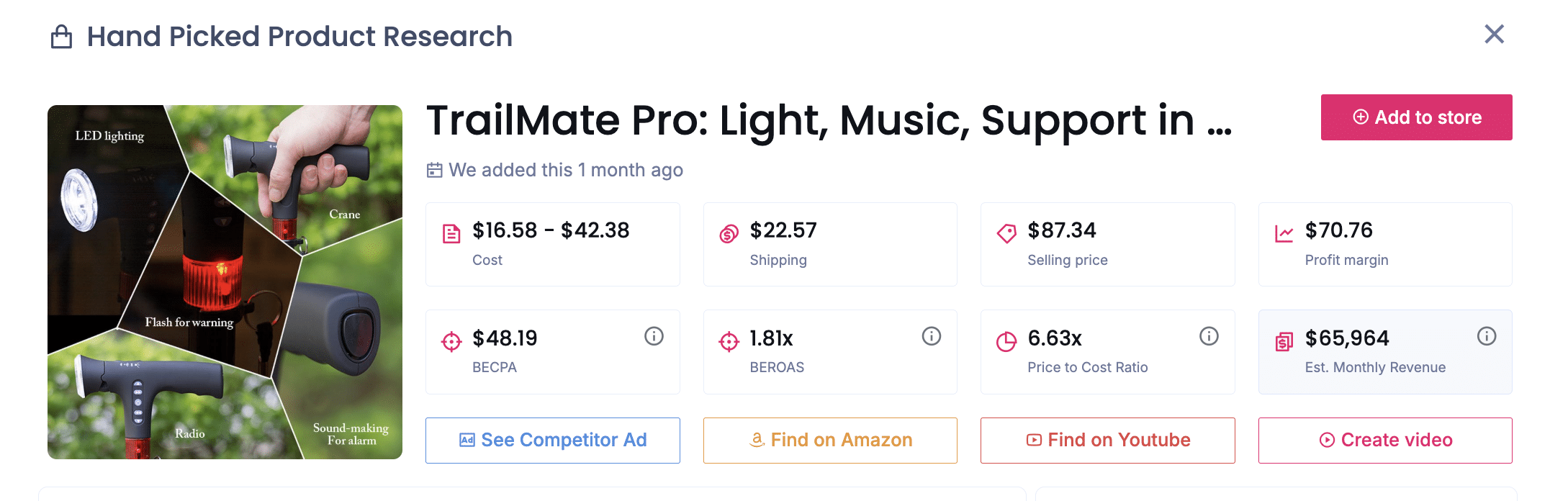 TrailMate Pro: Light, Music, Support in One