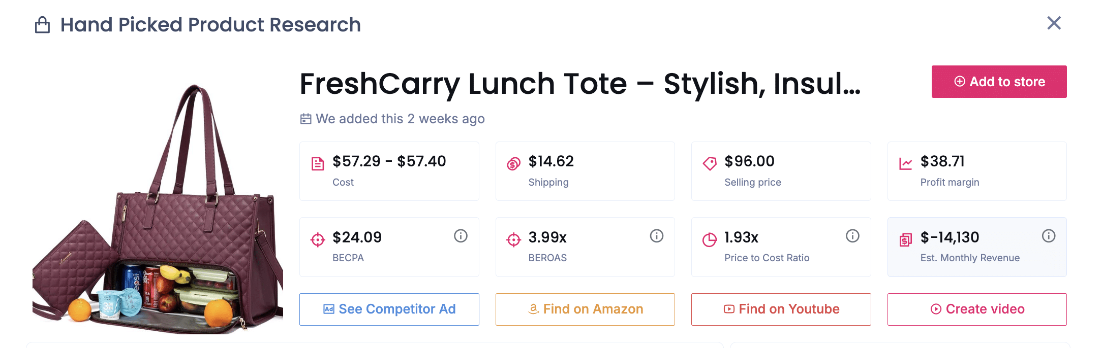 FreshCarry Lunch Tote