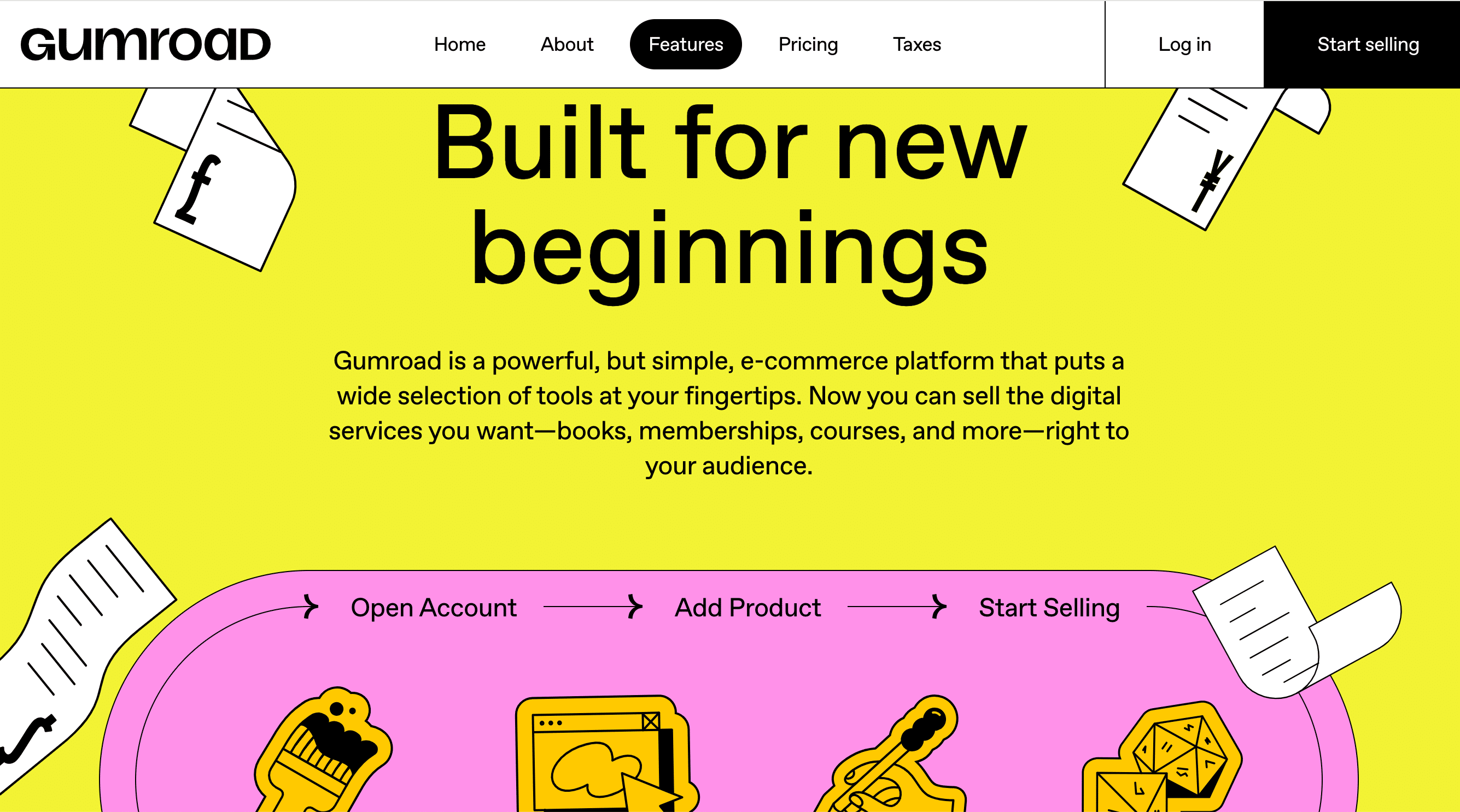 Gumroad gère tous les processus backend de votre entreprise de dropshipping numérique