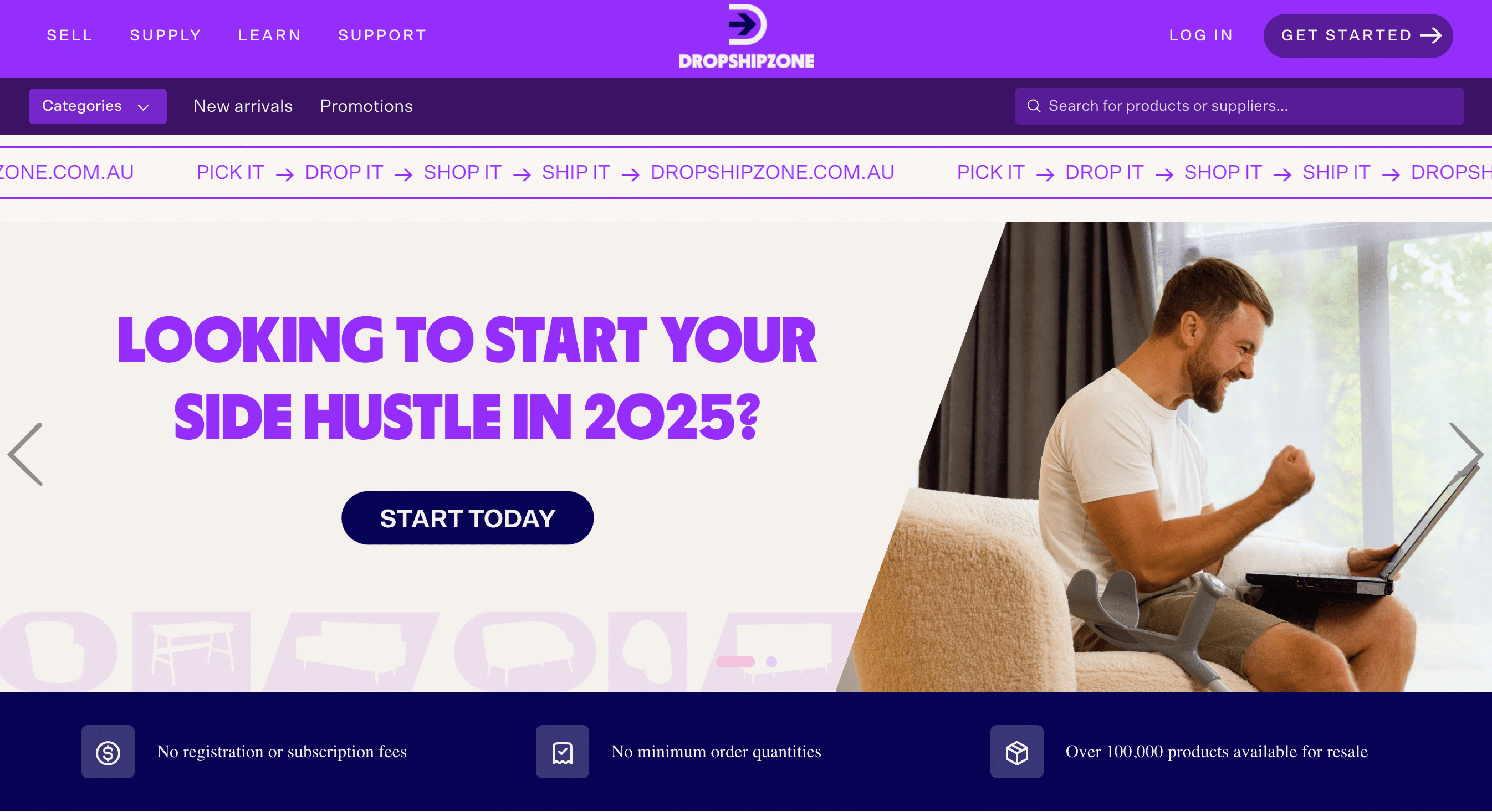 Dropship Zone offre des options d’expédition rapide à travers l’Australie et les marchés associés