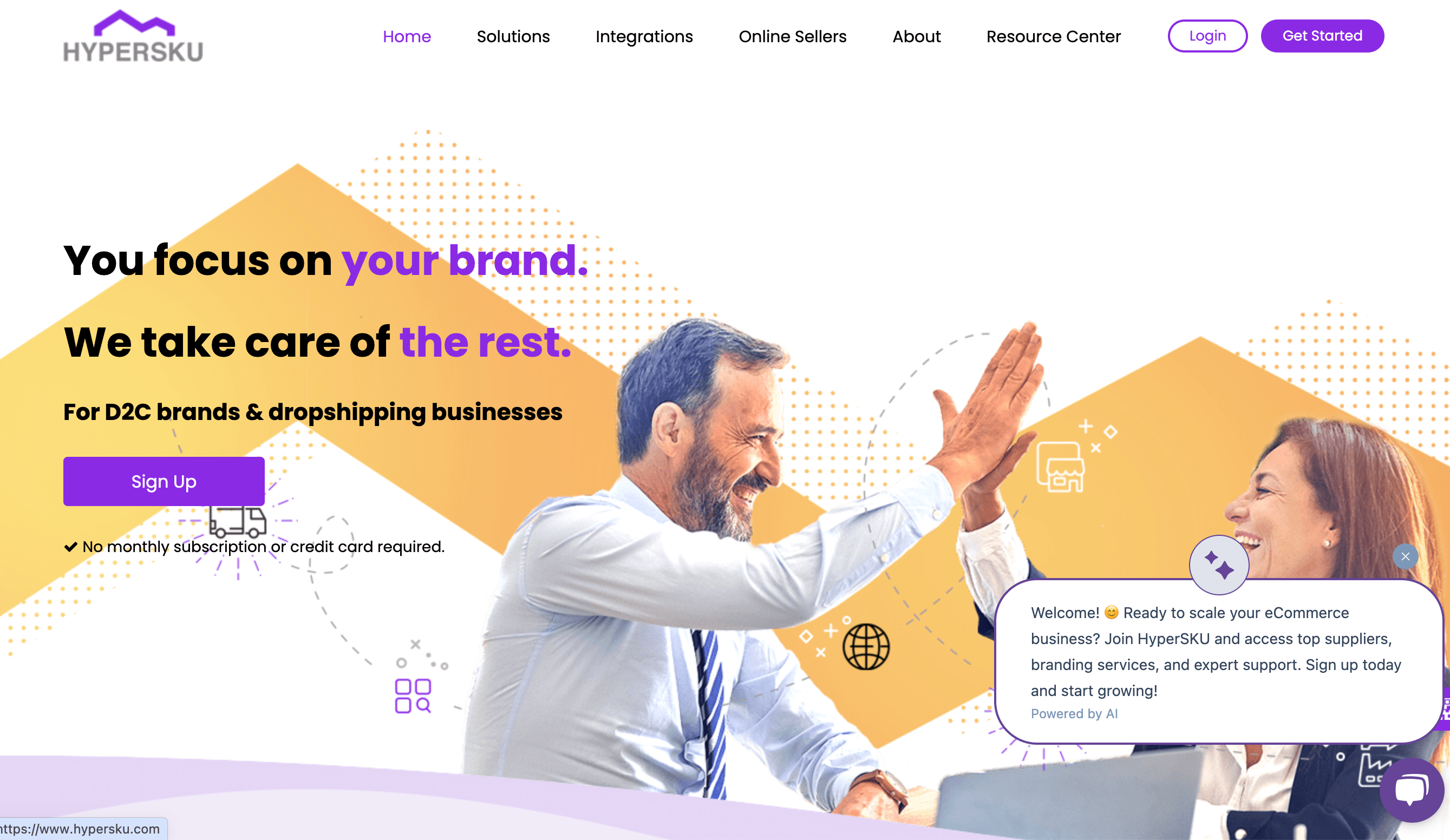 HyperSKU propose également des services de marques privées