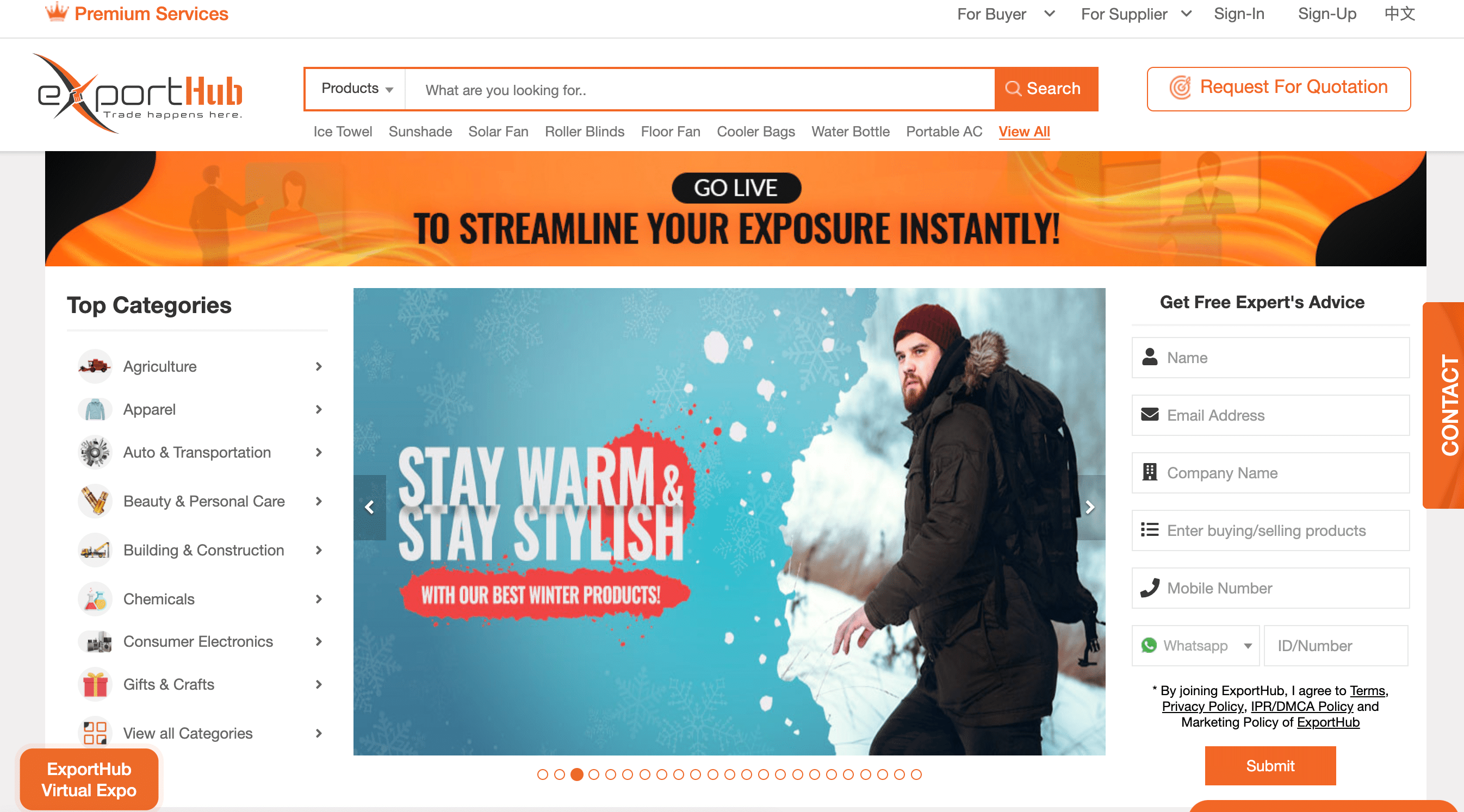 Export Hub a un excellent bilan