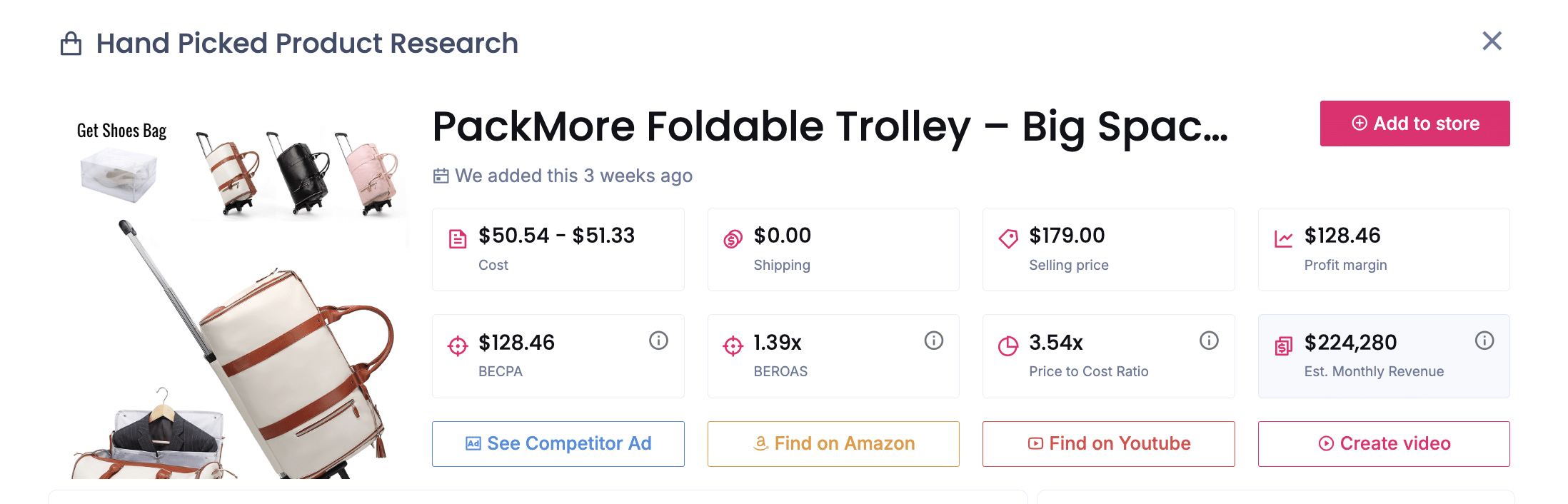 Packmore Foldable Trolley