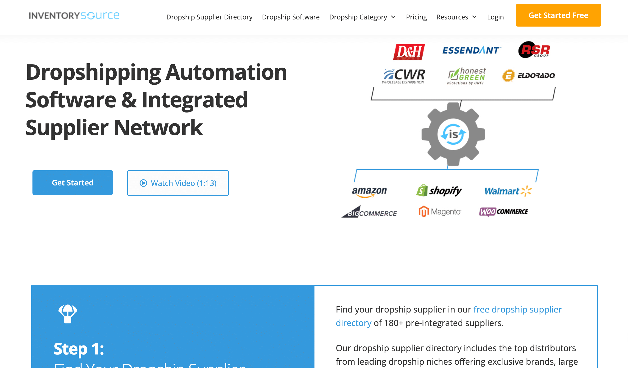 Inventory Source dispose d’une plateforme dynamique qui peut se synchroniser avec votre boutique dropshipping