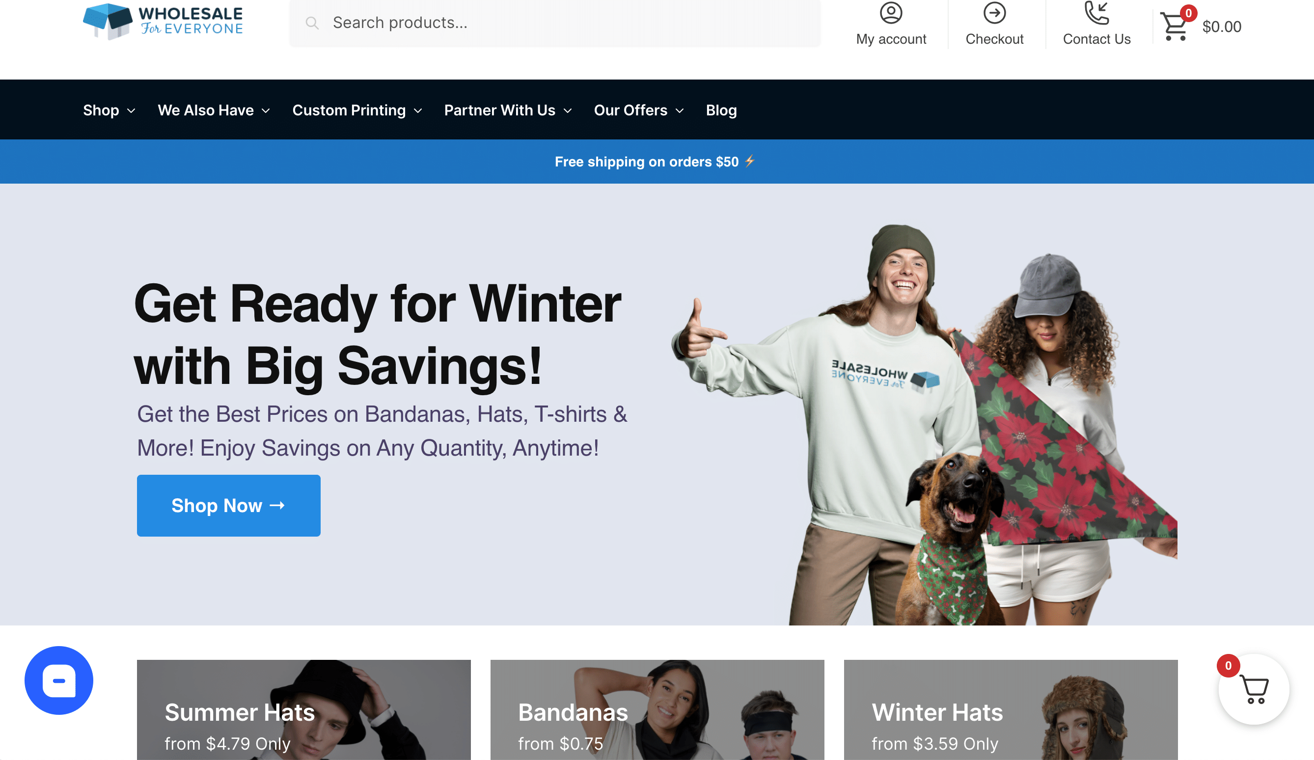 Wholesale For Everyone offre des prix compétitifs sur ses produits