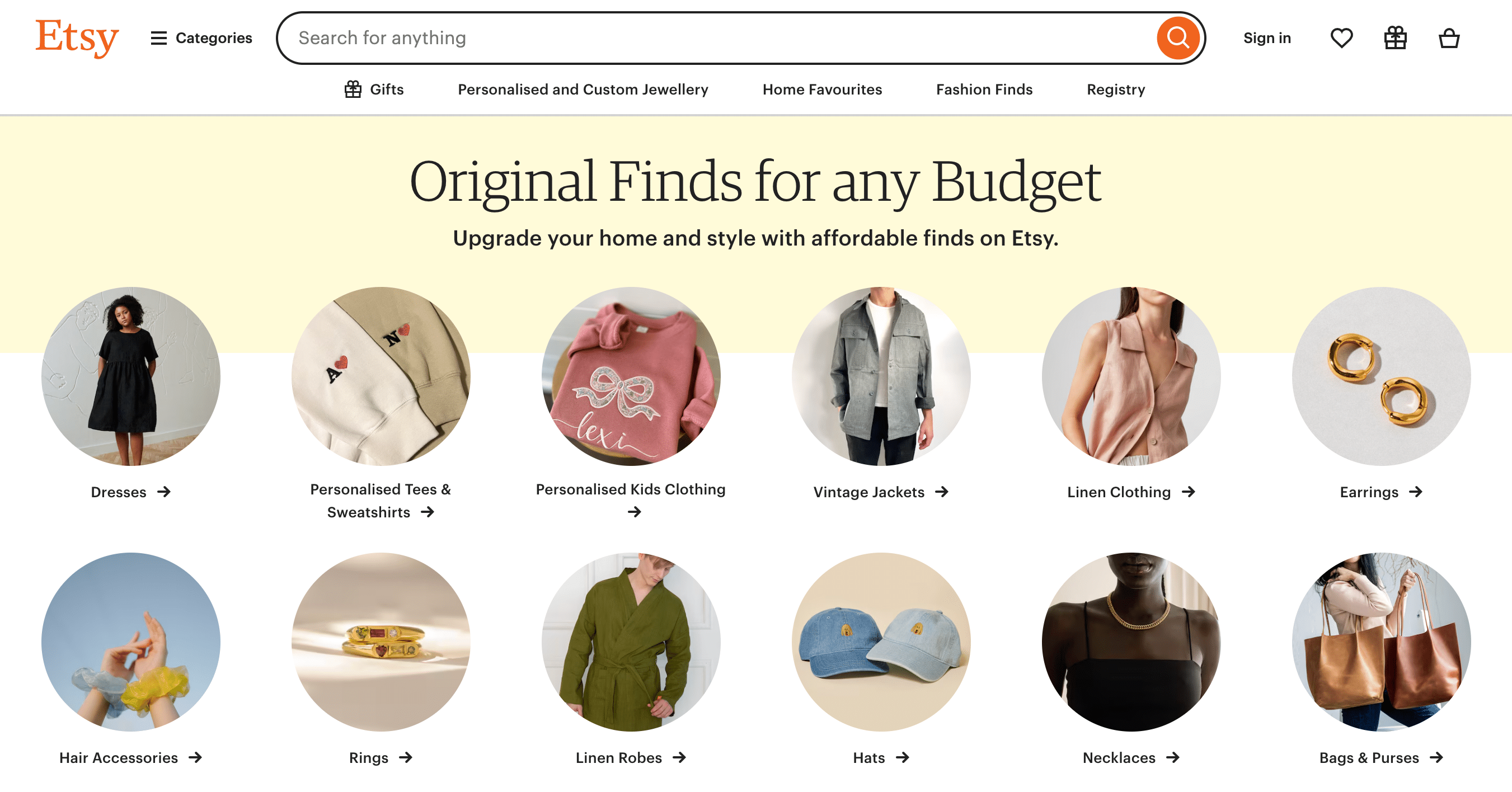 Etsy gère également des produits et des outils numériques