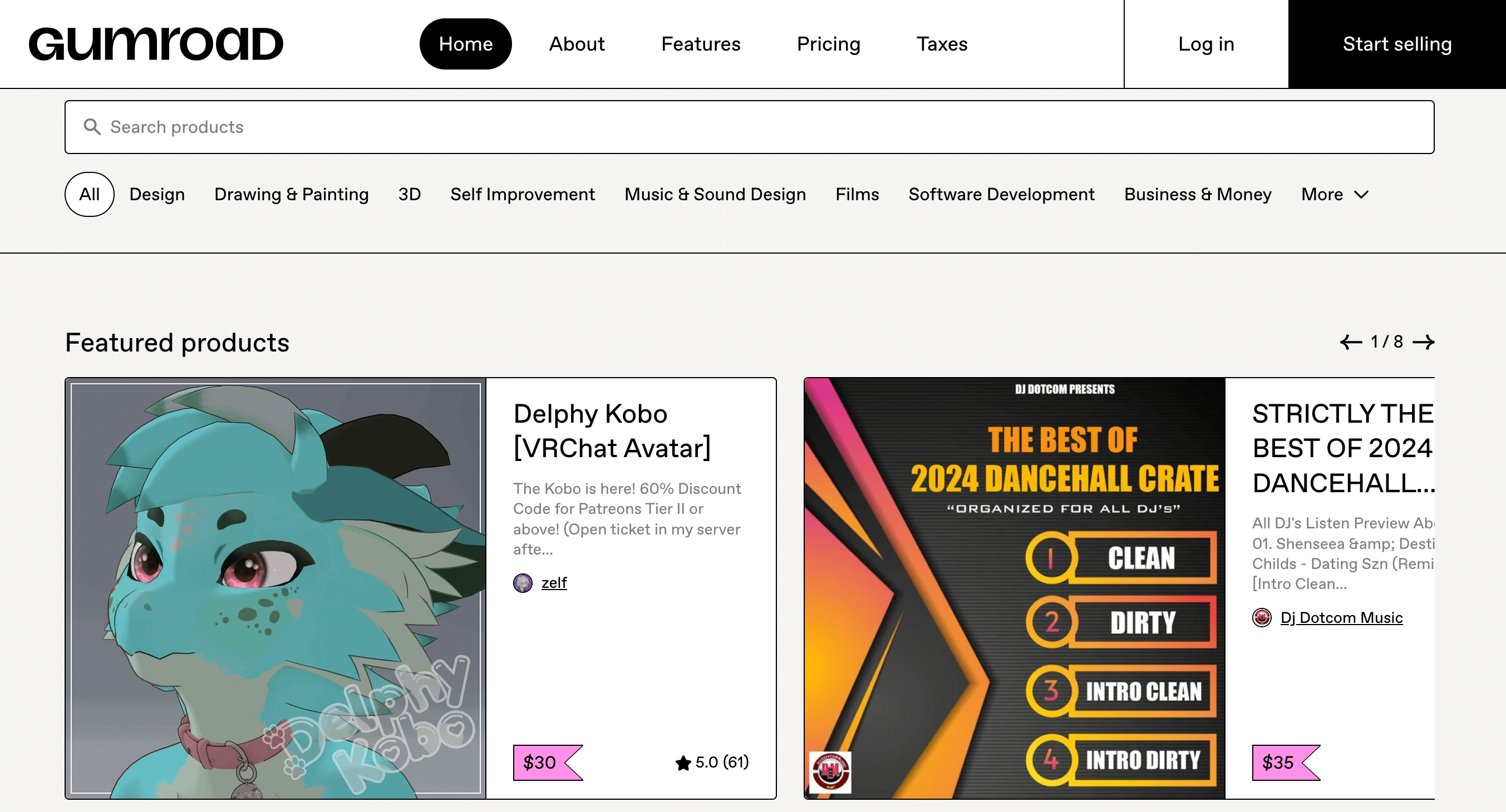 Gumroad est une bonne plateforme de dropshipping numérique