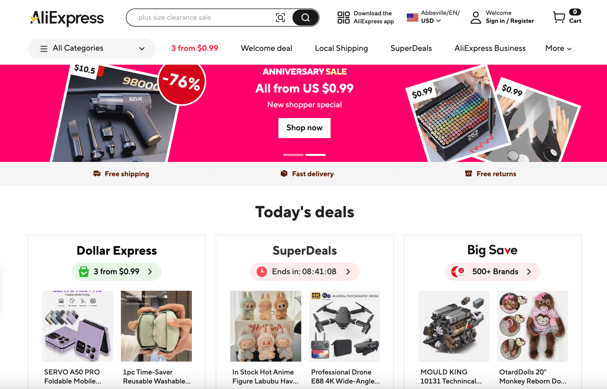 AliExpress fait partie des plateformes de commerce électronique les plus connues qui peuvent livrer à presque toutes les adresses de livraison