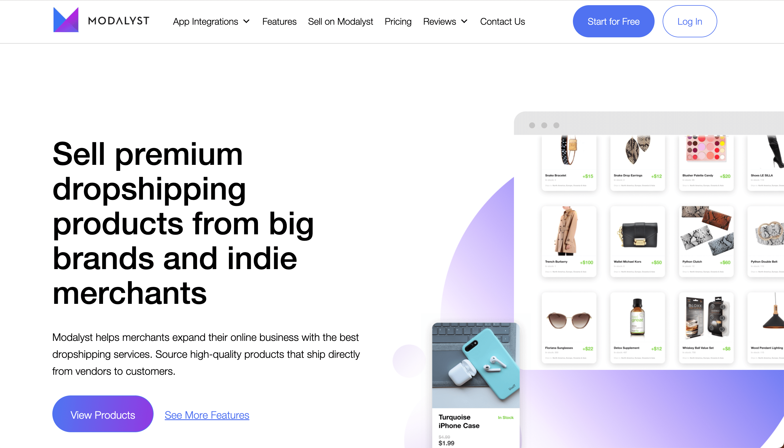 Modalyst est la meilleure plateforme de livraison directe