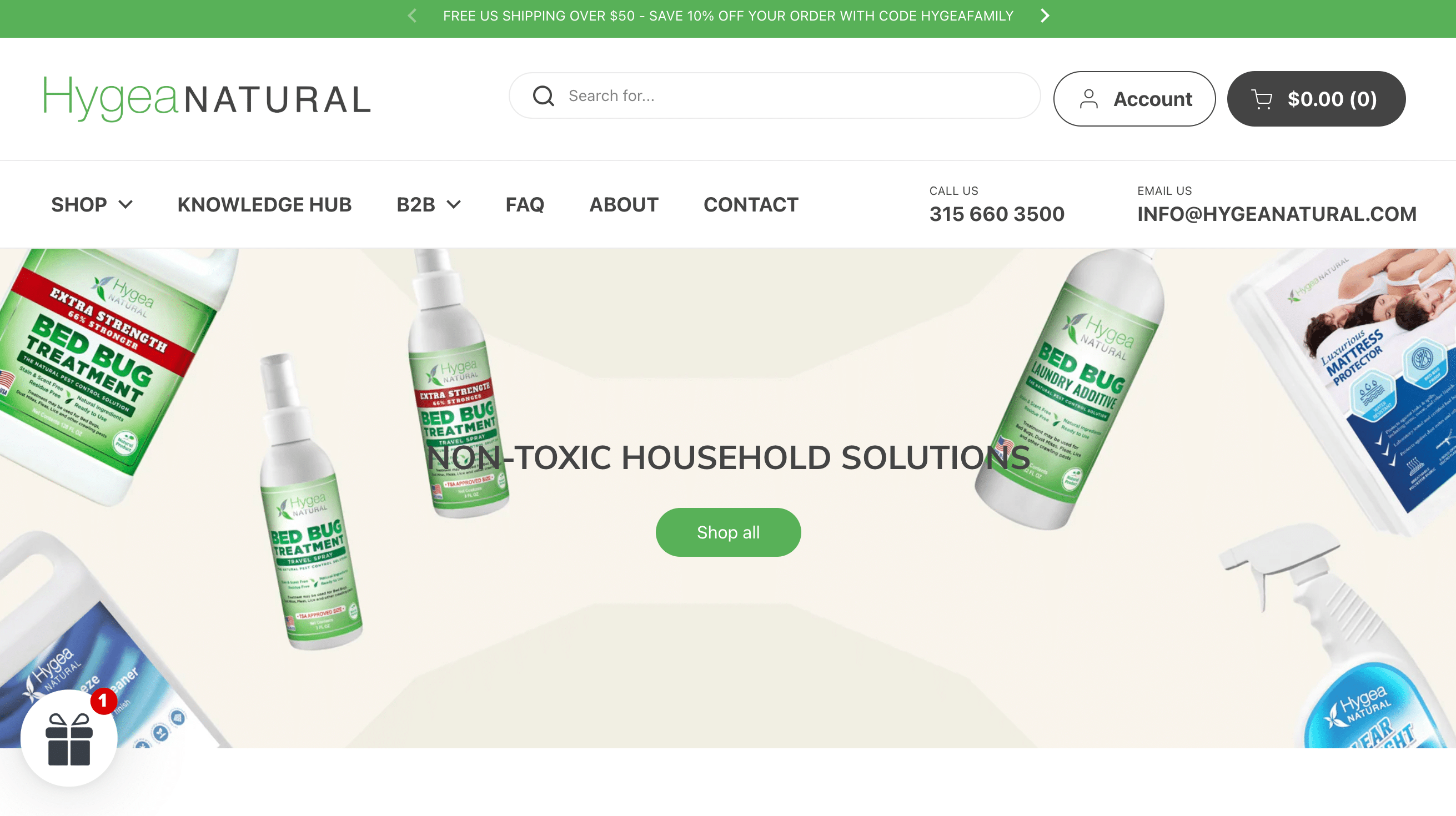 Hygea s’est spécialisé dans les produits d’entretien non toxiques