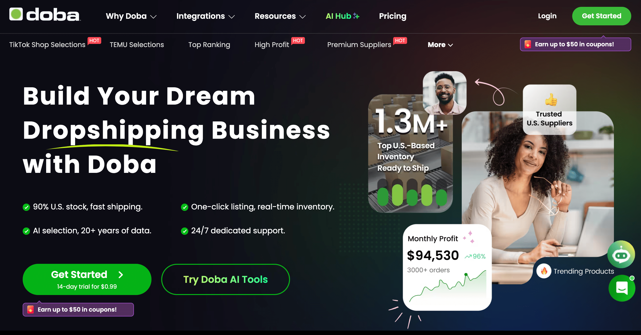 Doba est l’un des principaux agrégateurs de fournisseurs