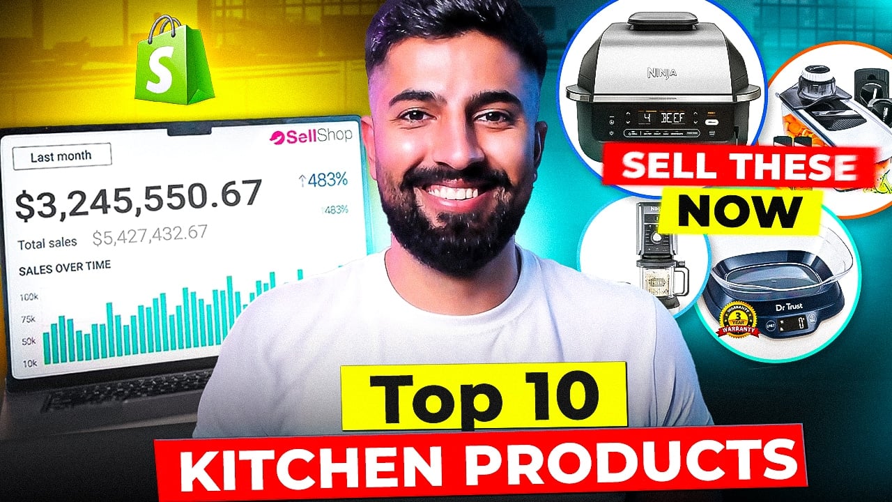 Les 10 meilleurs produits de cuisine à vendre en 2025 | Dropshipping Shopify & SellShop