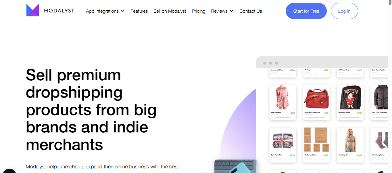 Europe Dropship Suppliers - Modalyst fashion supplier network helping online stores scale dropshipping in Europe