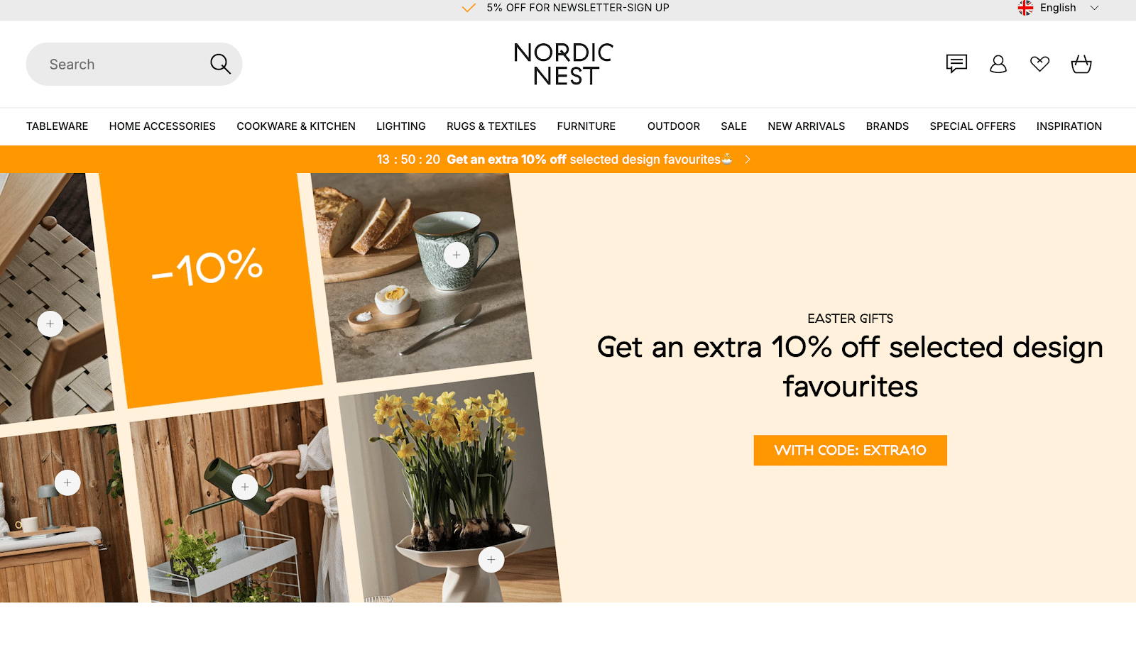 NordicNest is if your dropshipping business targets design and home decor curators