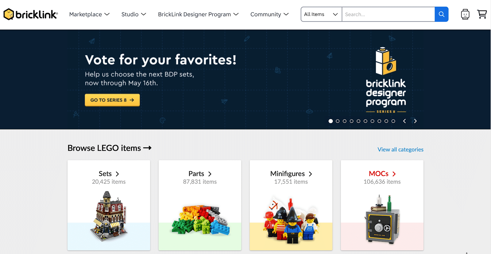 lego dropshipping - BrickLink marketplace