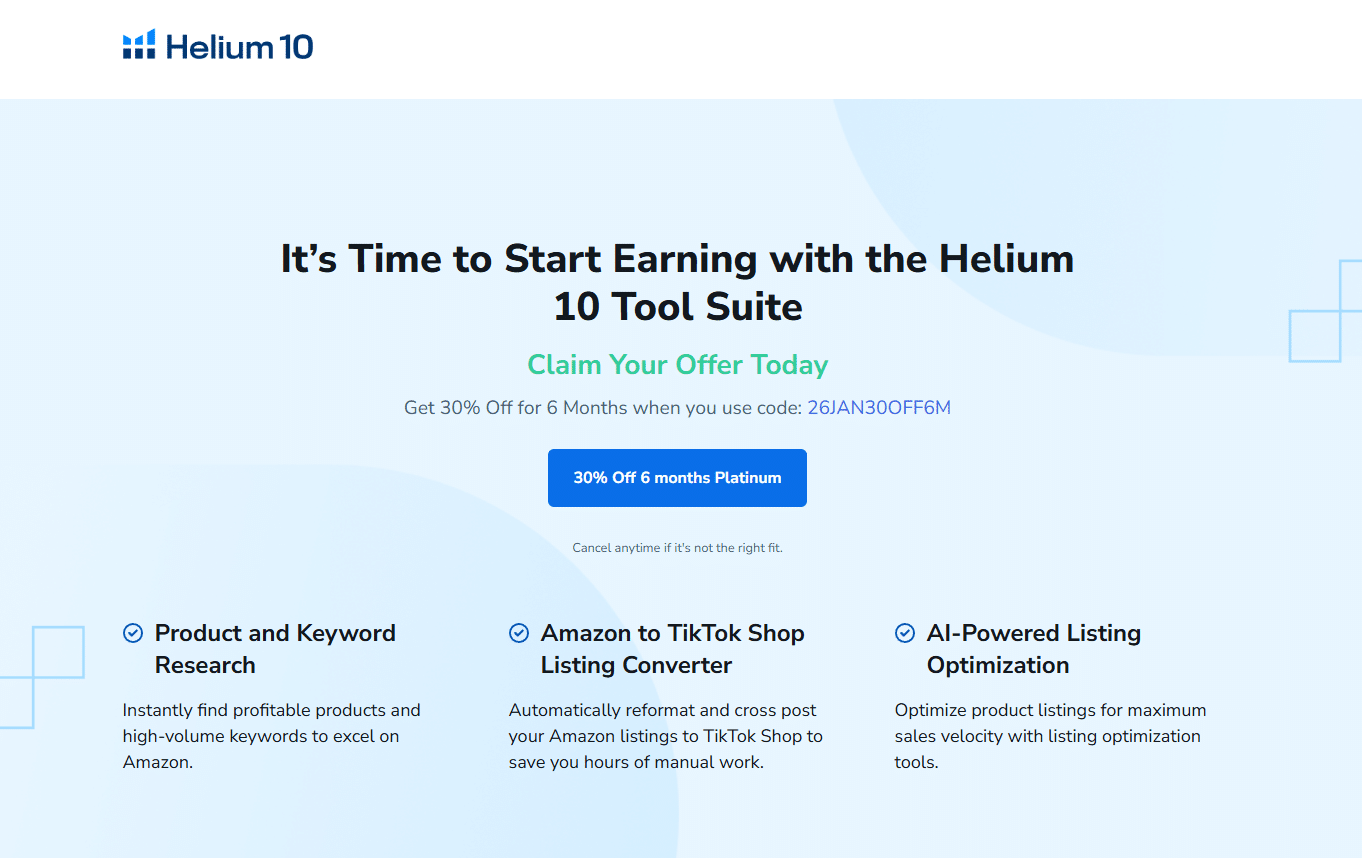 explore a vast database on helium 10 in just a few clicks