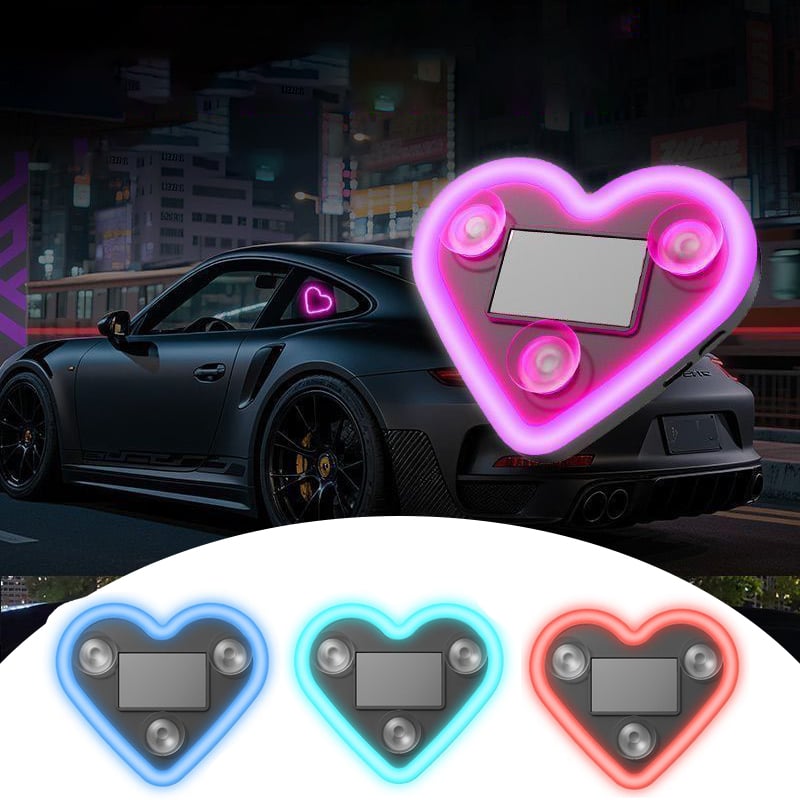 NeoLove LED Car Heart