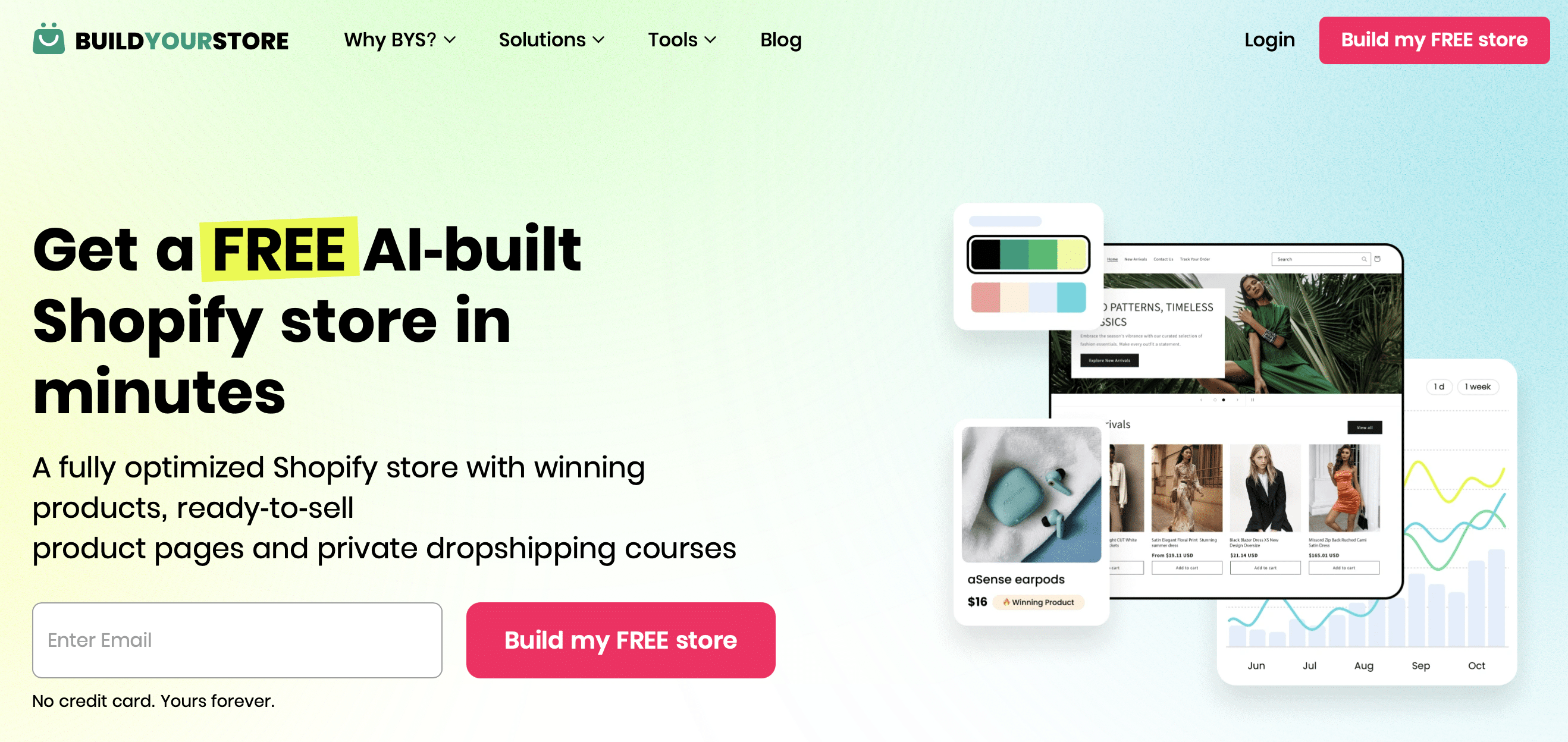 best ai shopify store builder - buildyourstore.ai