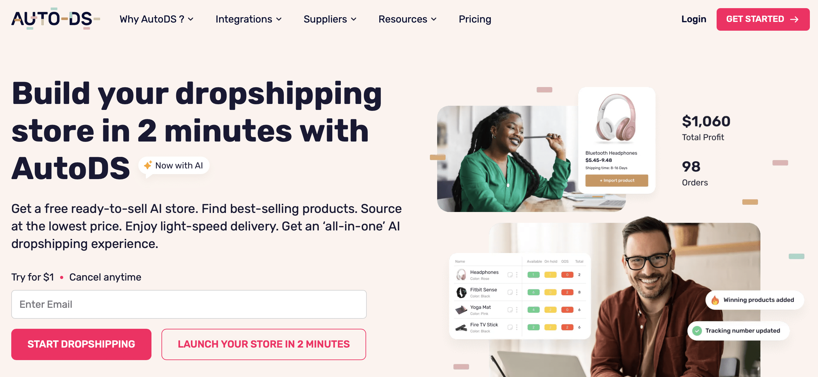best ai shopify store builder - AUTODS