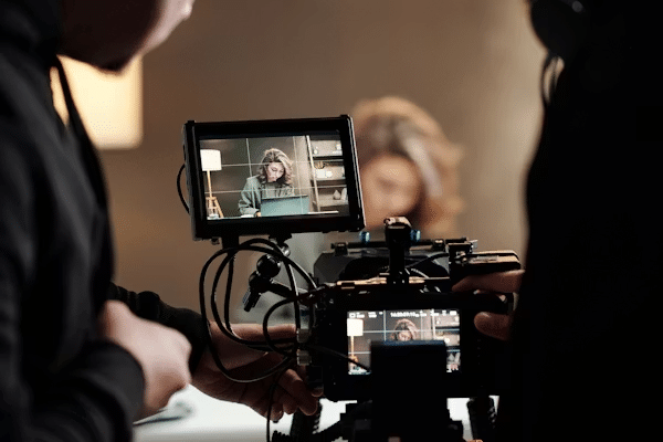 woman in video