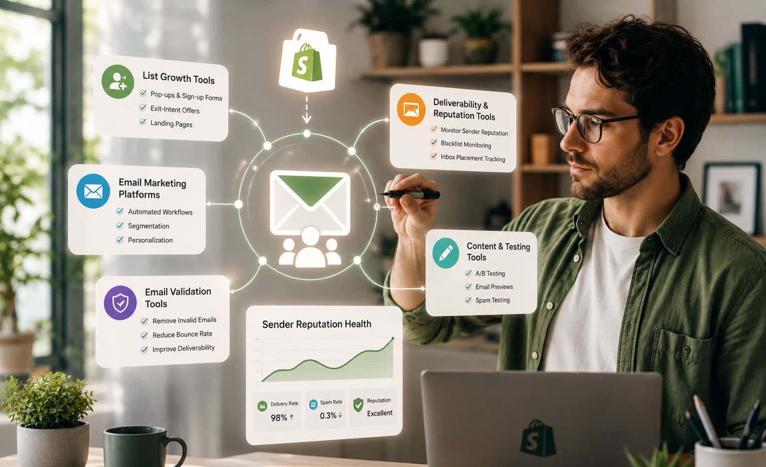 Shopify essential email apps