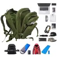 Man Travel Army Backpack
