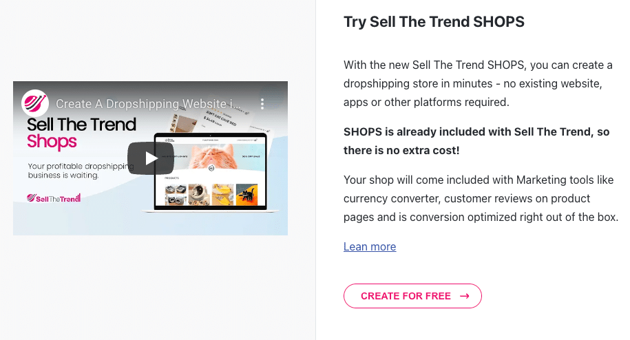 Sell The Trend SHOPS